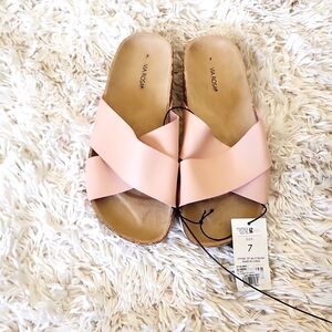 Pink Sandals Size 7